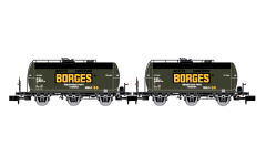 Arnold HN6673 - N - 2-tlg. Set Kesselwagen Borges, RENFE, Ep. IV